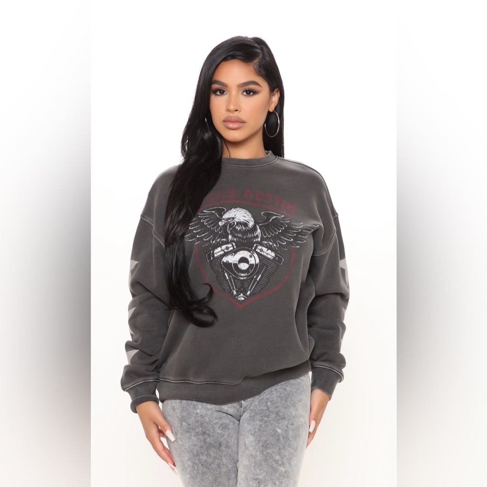FashionNova Austin Texas Long Sleeve Sweatshirt